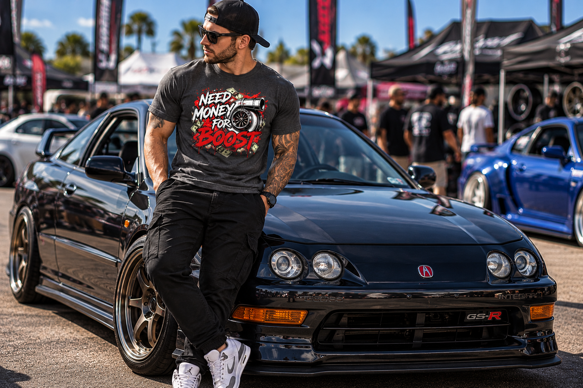 NEED MONEY FOR BOOST – Tuner Lifestyle T-Shirt