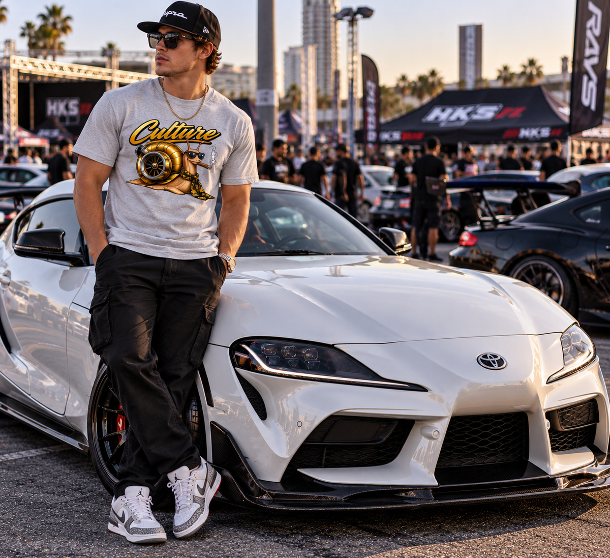 Turbo Snail T-Shirt | Turbocharged JDM Car Enthusiast Tee