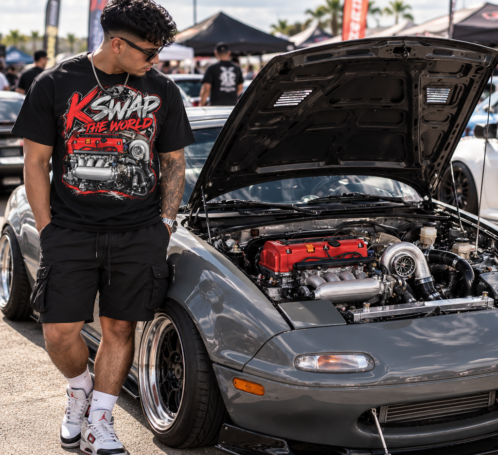 K SWAP THE WORLD – Turbo K-Series T-Shirt