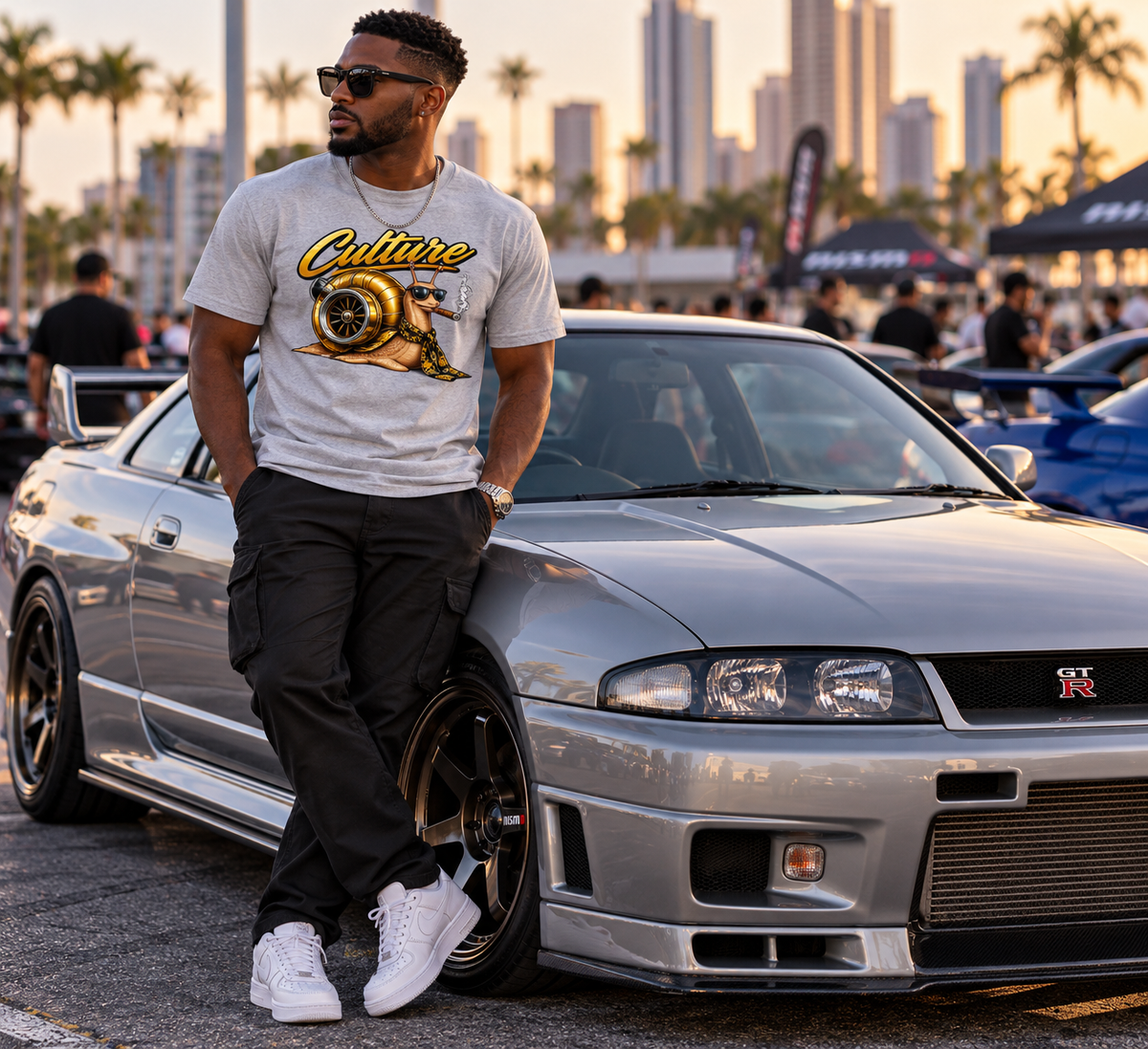 Turbo Snail T-Shirt | Turbocharged JDM Car Enthusiast Tee