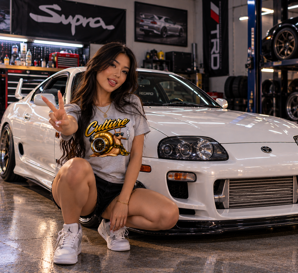Turbo Snail T-Shirt | Turbocharged JDM Car Enthusiast Tee