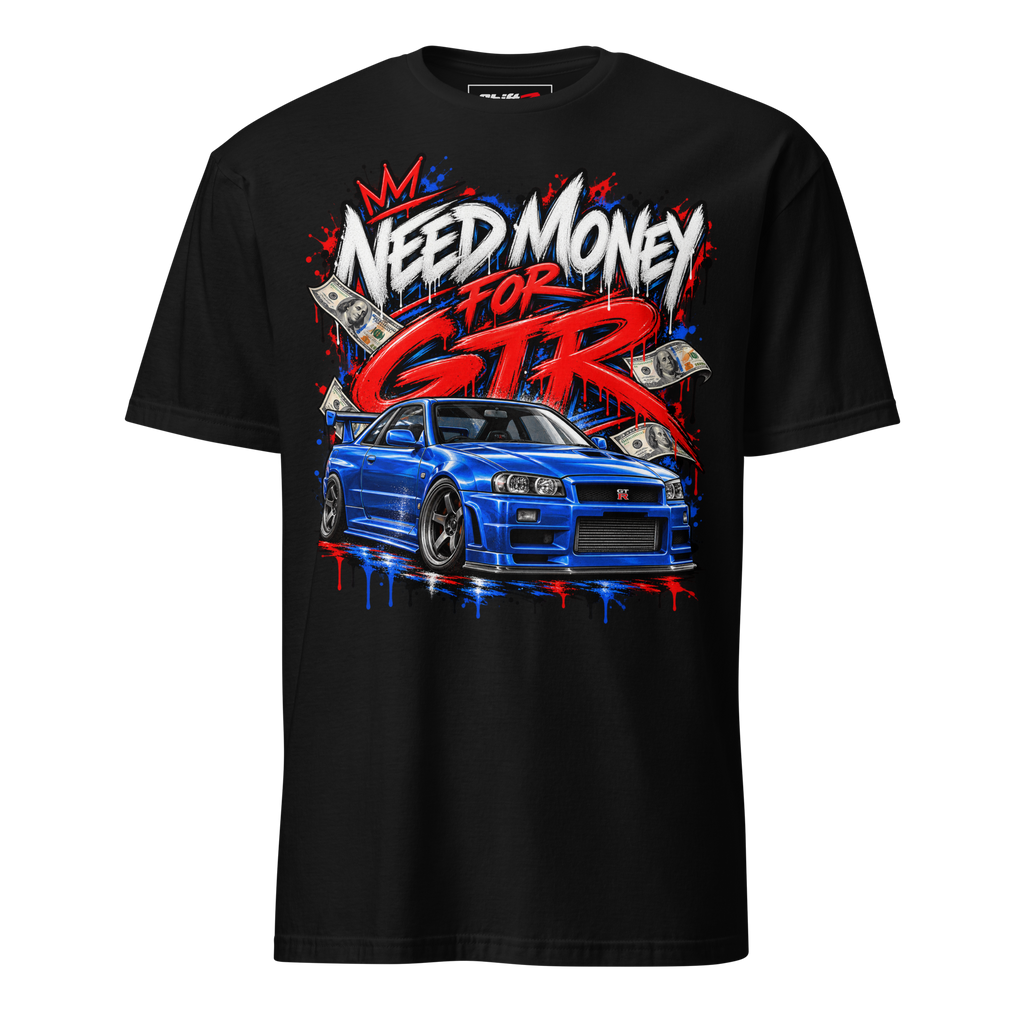 NEED MONEY FOR GT-R – R34 Skyline Graphic Tee