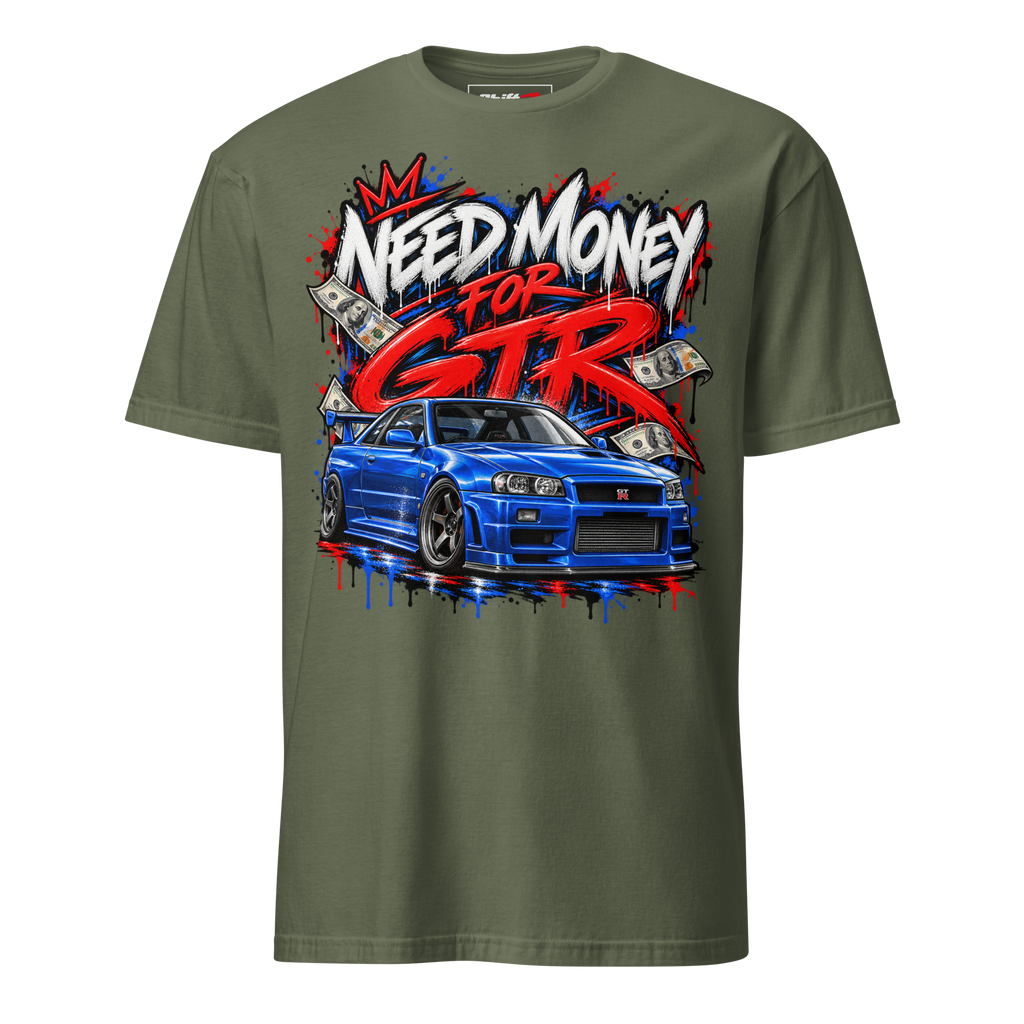 NEED MONEY FOR GT-R – R34 Skyline Graphic Tee